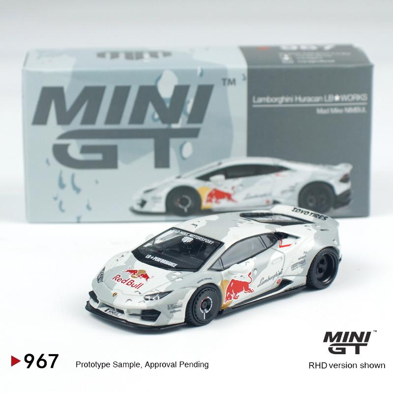 AKEZM1 MINIGT 1:64 Porsche Lamborghini LWBK A80 ER34 1087 Alloy Car Model 1059 1081 1068 1067 1053 967 1083 1066 1054 984 1052 977