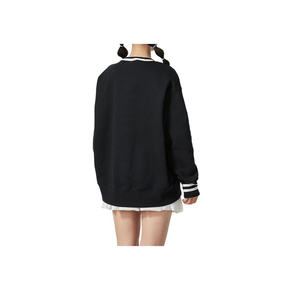 Nike 1972 College Style Fashion Striped Pullover Long Sleeve Sweatshirt Women Sweatshirt Black HJ0950010
