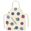 Children's and Adult Strawberry Print Waist Apron - Parent-Child Match, Sleeveless Coverall