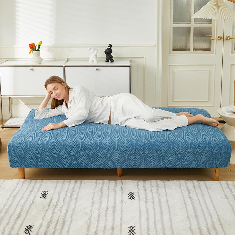 2026 new all-inclusive jacquard sofa bed cover,stretch futon sofa slipcovers,sofa protector for kid,pets,easy to wash