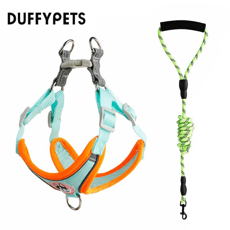 Neues Haustier Brustgeschirr, Hundegeschirr im Westenstil, Kleine Hundeleine, Reflektierende Hundeleine