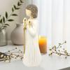 Willow - Girl Friendship Statue Pure Gold Friendship Collection Souvenir Angel Resin Sculpture Home Decoration Desktop Ornaments