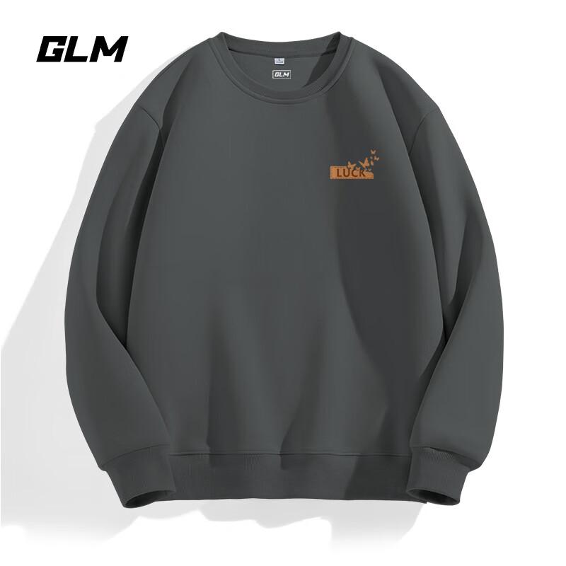 

GLM Men s Heavyweight Butterfly Logo Round Neck Sweatshirt 4XL