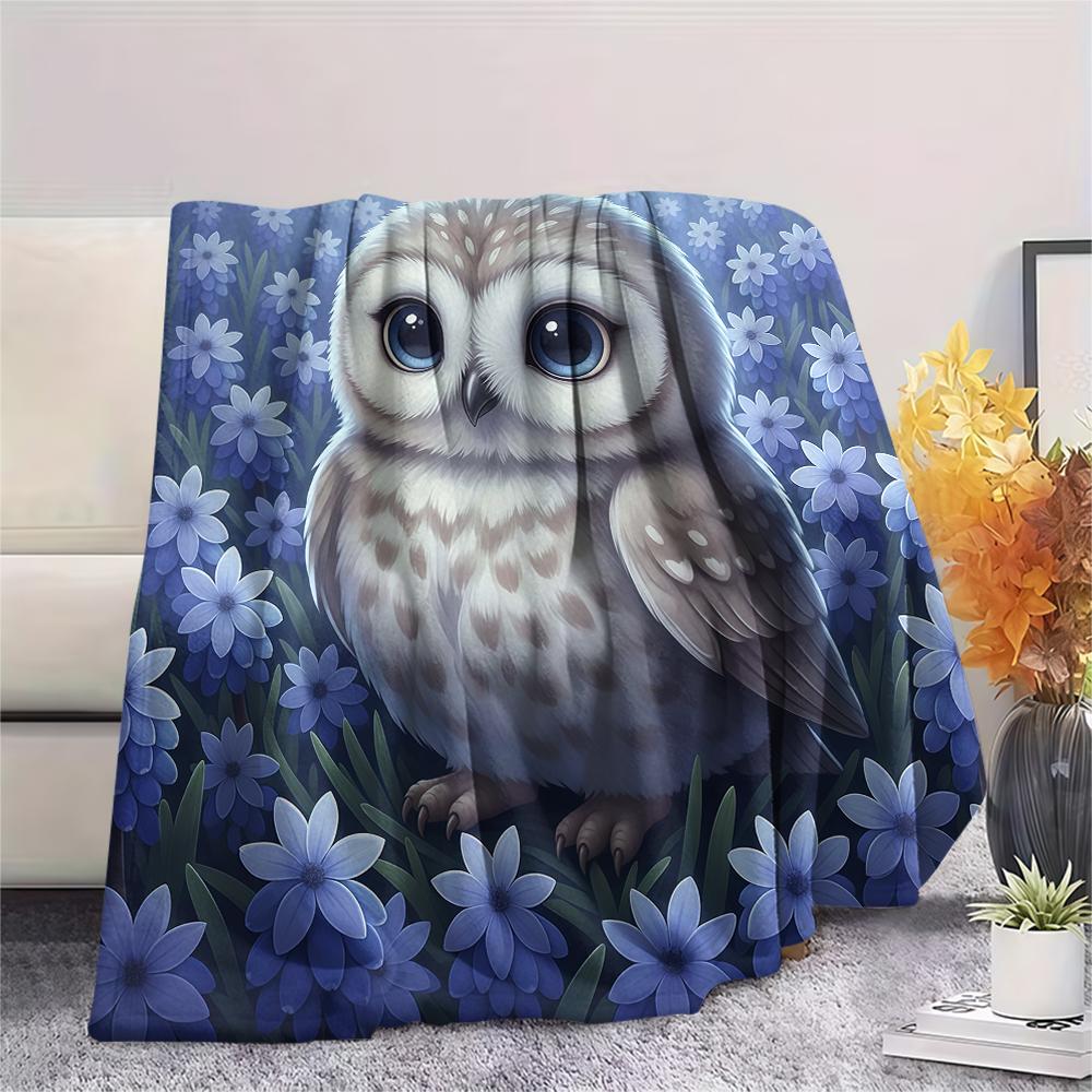 1 Manta de Franela con Estampado de Dibujos Animados, Alta Calidad, Cómoda para Todas las Estaciones, Decoración del Hogar, Calidez y Confort, Perfecta para Regalo de Navidad o Cumpleaños
