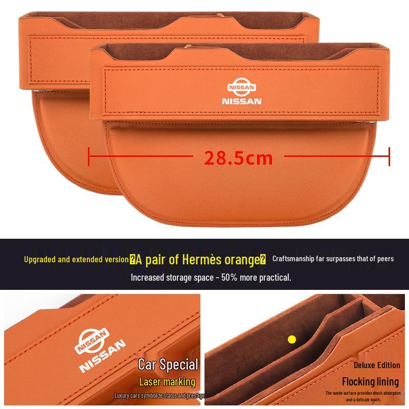 Nissan Car Seat Gap Organizer for Bluebird, Sylphy, Qashqai, Tiida, Teana