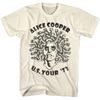 Alice Cooper Medusa USA-turné 1973 Herr T-shirt Rocklegend Konsertturné Merch Modetrend Y2K Herrkläder T-shirts