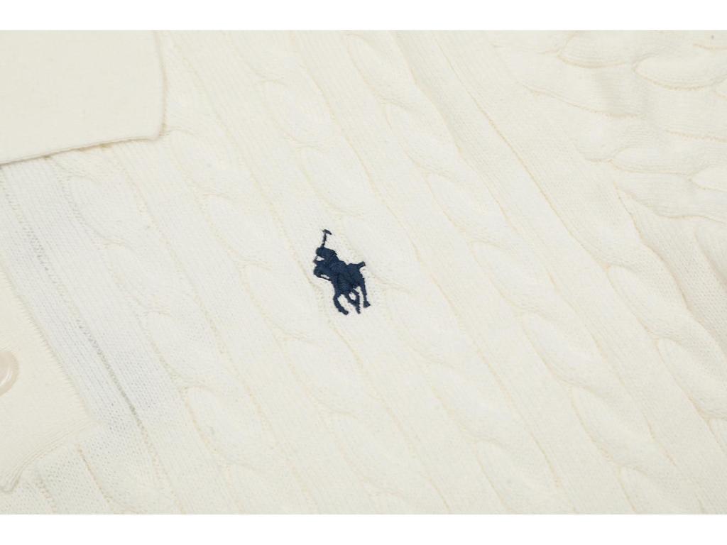 High-Quality 25SS All-Season Classic Versatile Lapel Double-Button Knit with Small Horse Embroidery, Short Sleeve