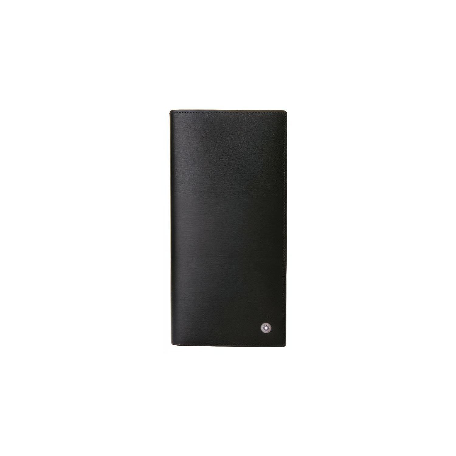 

Montblanc Meisterstück Чорний візерунок Довгий гаманець-довга складалка Шкіряний гаманець Чоловічий гаманець Чорний 8375 Basic Set (Bag+Dust Bag)