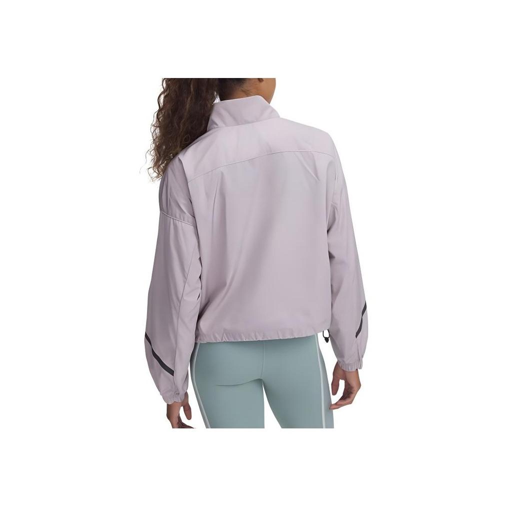 Under Armour Unstoppable SS25 Casual Loose Breathable Jacket Women Jacket Dawn-Gray-Pink 1389677-009