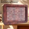 Wooden Money Saving Box Money Storage Bank With Saving Money Goals Counter Reusable Handmade Piggy Bank Coin Tray Storage Case