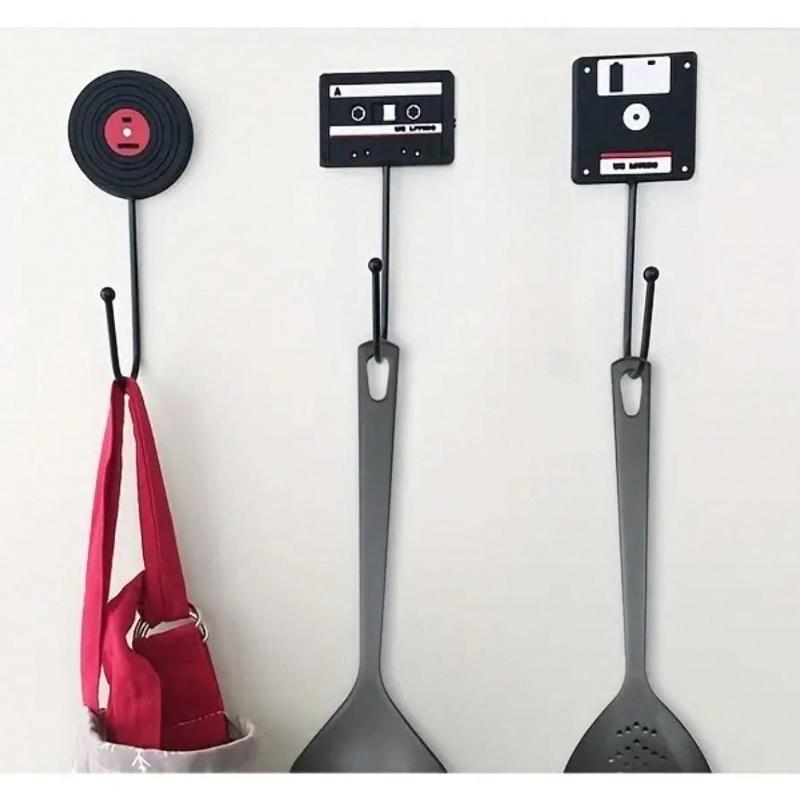 1/3 ks Retro dveřní háček pro sluchátka, pracovnu, esportovou hernu. Herní místnost, silná nosnost pro zavěšení batohu/sluchátek