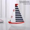 Ocean Style Mediterranean Desktop Wooden Jewelry and Candy Storage Box