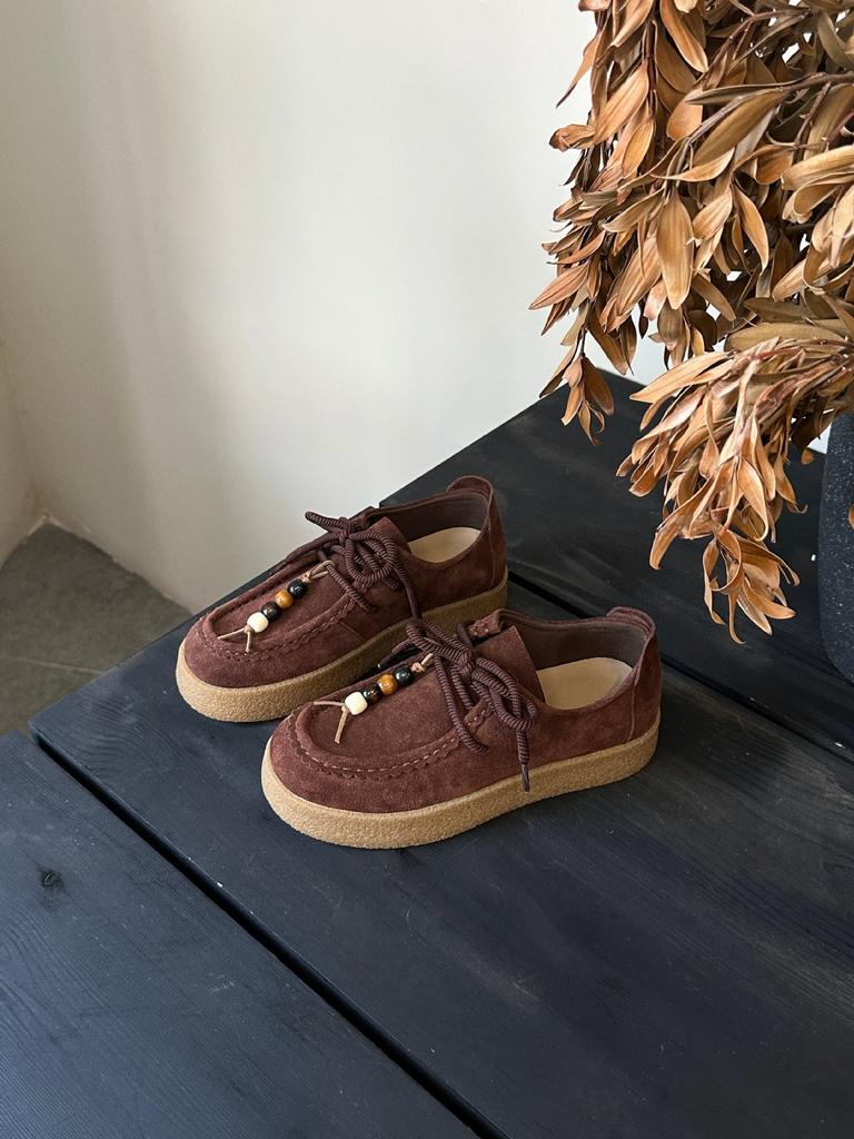 Retro kulatá špička korálkový pásek platforma klokaní boty 2025 nová móda všestranné ležérní sportovní boty dámské tréninkové boty