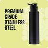 Stainless Steel Water Bottle – BPA-Free, Leak-Proof & Rust-Free Metal Bottle with Handle – Lightweight, Food-Grade, Easy To Clean – Ideal for Office