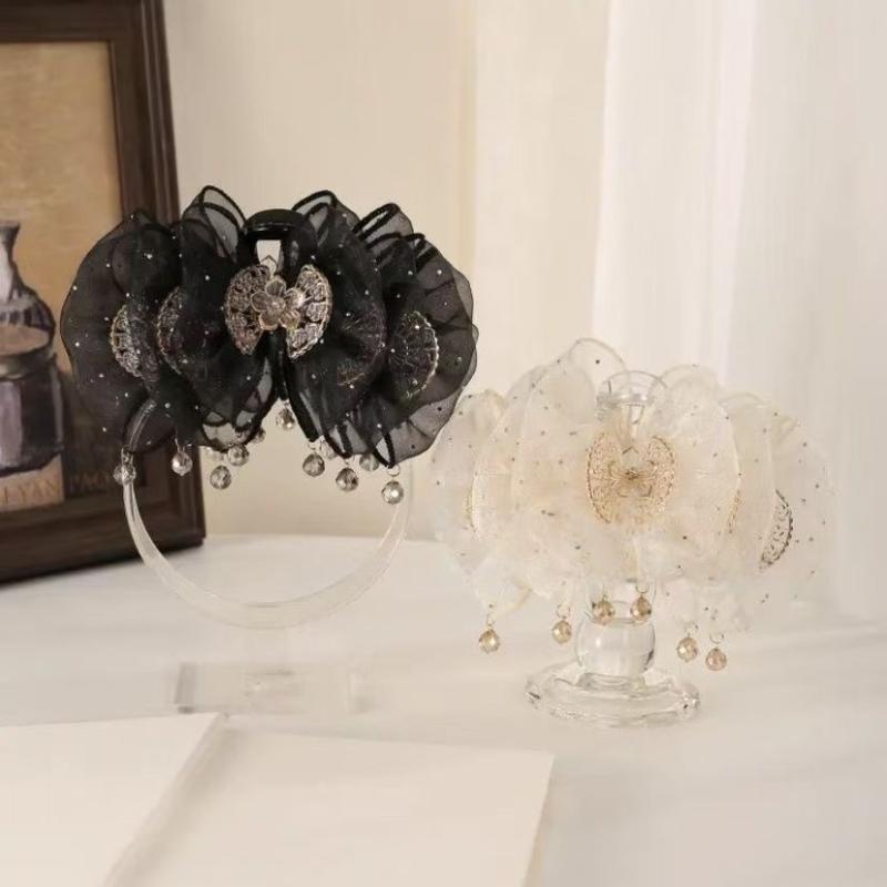 Elegante Feen-Netz-Haarnadel, Modische Damen-Haarklammer, Süßes Blasen-Prinzessinnen-Haarschmuck, Damen-Haaraccessoire