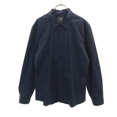 Long Sleeve Cotton Shirt L Black Series Men's Used