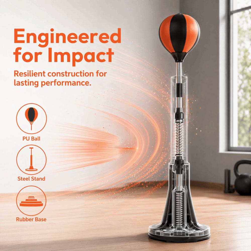 Indoor Boxing Speed Punching Ball Standing Reflex Training Auxiliary Tool  Cardiovascular Health