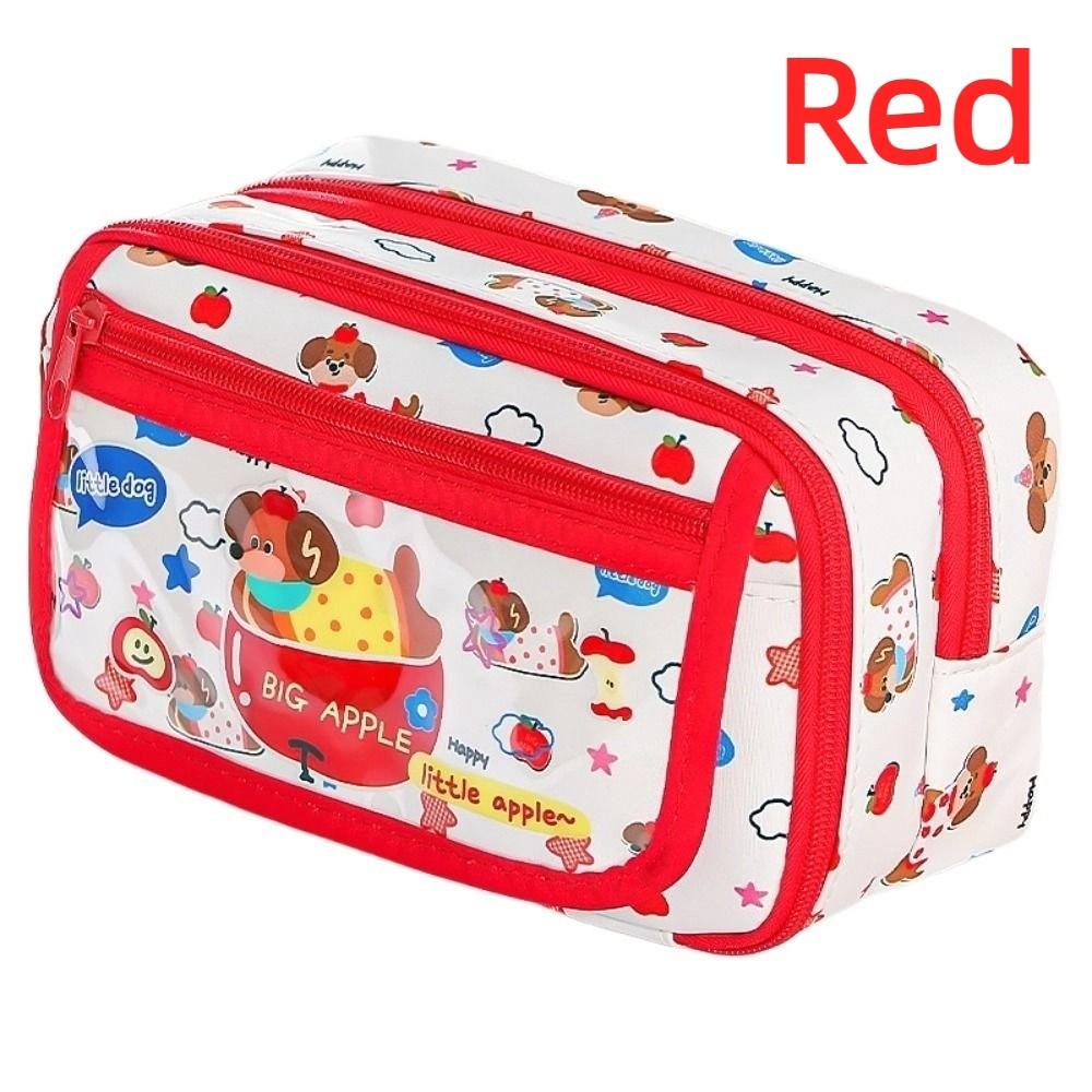 Cosmetics Storage Stationery Storage Bag Fruit Dogs Pen Pencil Case  Student