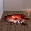 Creative Halloween 3D Ghost Hand Cross Border Sticker Terrifying Removable Halloween Mall Decoration Wall