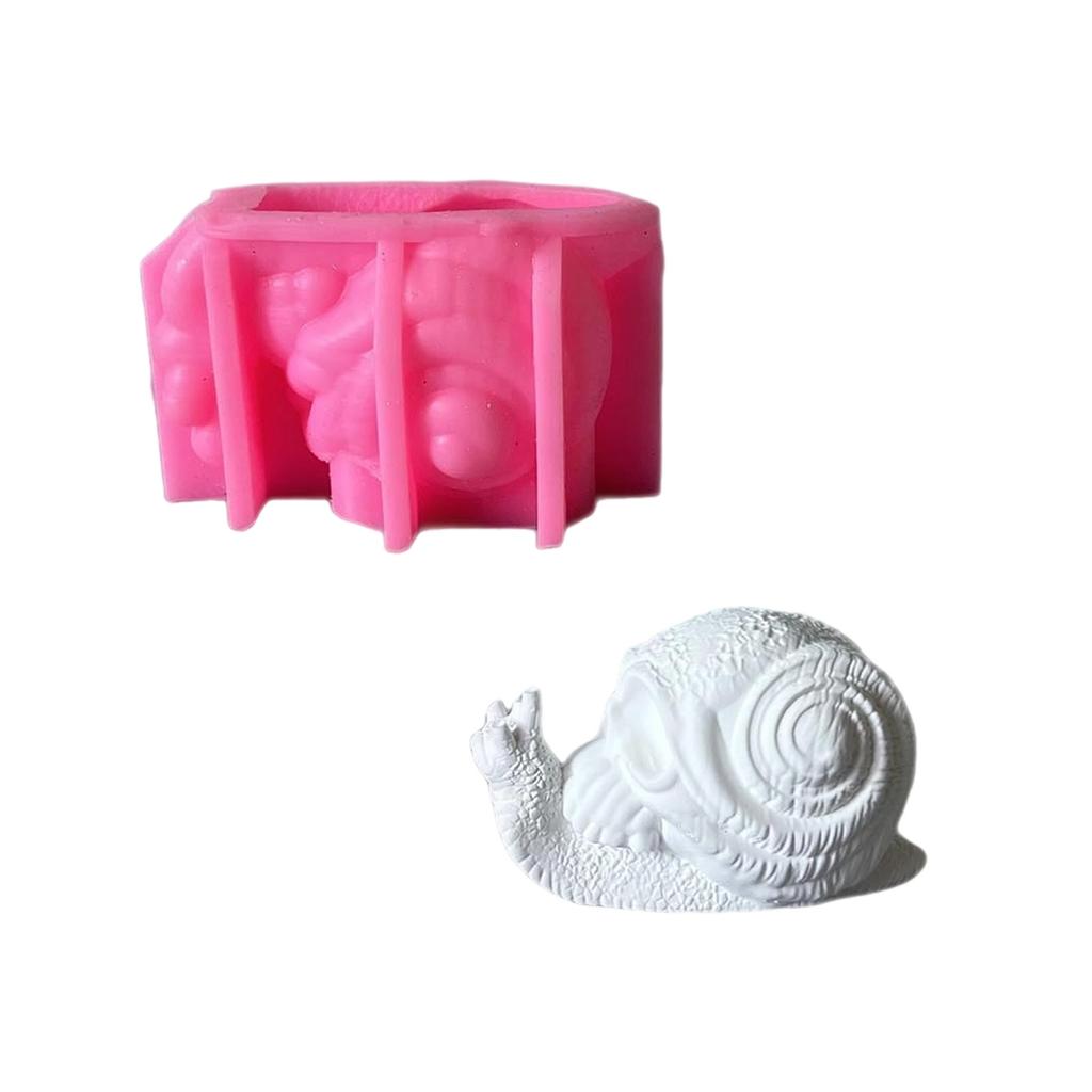 Multi Purpose Silicone Craft Mold For Resin Art Wax Creations Skull Snail Shaped DIY Decors And Gift Making