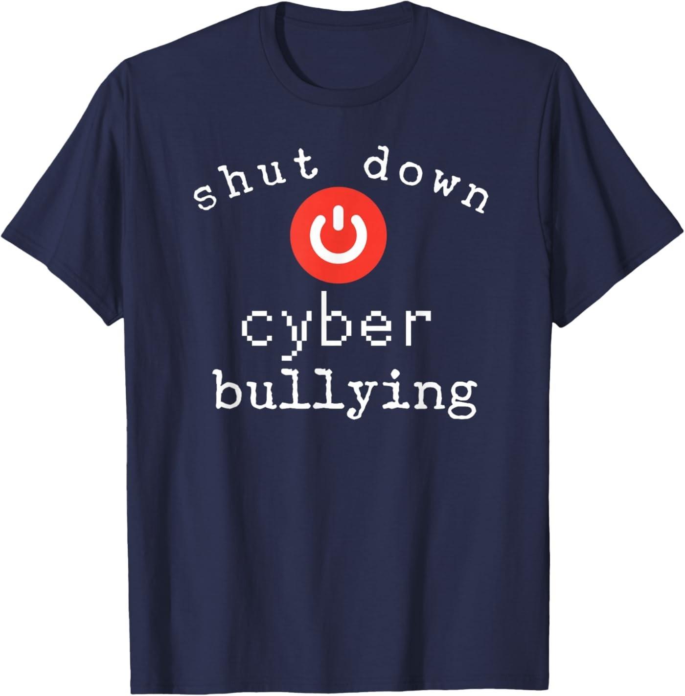 End Cyber Bullying Cyberbullying Awareness Stop Bullying T-Shirt S разноцветный
