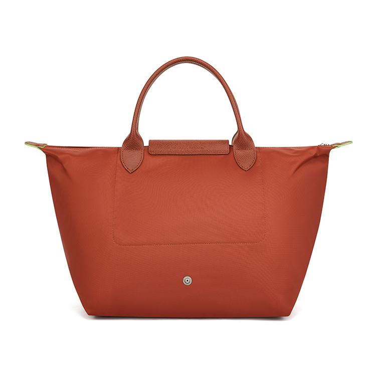 Longchamp Zipper Closure Snap Foldable Nylon Tote Bag Women Tote Bags Red 1623919404
