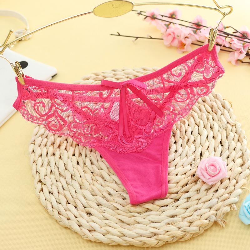 women g-string sexy lace underwear ladies panties lingerie bikini underwear pants thong intimatewear 1pcs/lot js6804