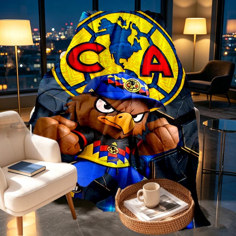 Club America Print Blanket - Soft & Comfortable, for Bedroom, Travel, Sofa, Home Decoration - Birthday Christmas Gift for Friend