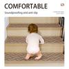 Linen Stair Treads, Non-Slip Stair Mats with Rubber Backing, Absorbent Dirt-Resistant Wear-Resistant Soundproofing Carpet
