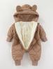 Maeau Newborn Baby Girl Romper for Fall and Baby Outdoor Cold Weather Long Bear Baby Light Size 73 Winter, Coat, One-Piece, Coverall, Sleeve, Design,
