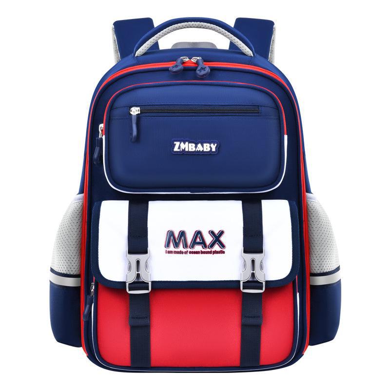 Sesame Baby British Style Boys Backpack for Grades 1-6