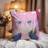 sShikimoris Not Just aCuties Cushion Cover Premium Comfort Reversible Pillow Cove -Two In One Design for Any Room & Car Interior