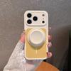 Liquid Silicone Contrasting Color Square Thin Ring Magnetic Attraction Suitable for Apple 17pm Mobile Phone Case 16p Airbag Bracket Protective Cover