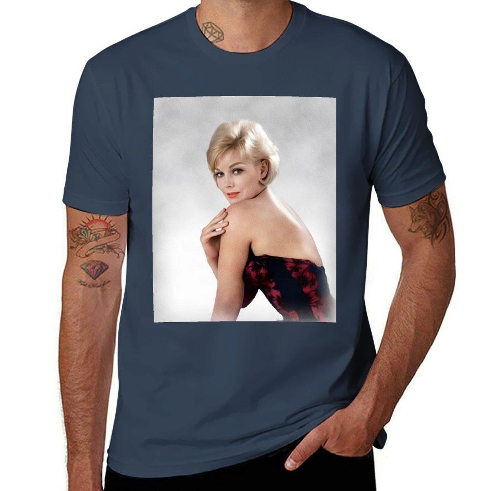 Kim Novak Actress TShirt Quick Dry Sports Short Sleeve Tee S