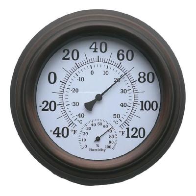 Indoor Outdoor Thermometer Wall Thermometer Hygrometer Wireless Large Number