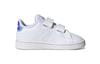 adidas Neo ADVANTAGE Synthetic Leather Low Top Skateboard Shoes White Infant And Toddler FY4626