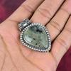 Prehnite Jewelry, 925 Solid Sterling Silver Pendant Handmade Gemstone Jewelry, Gifts For Wife Brand New Pendant
