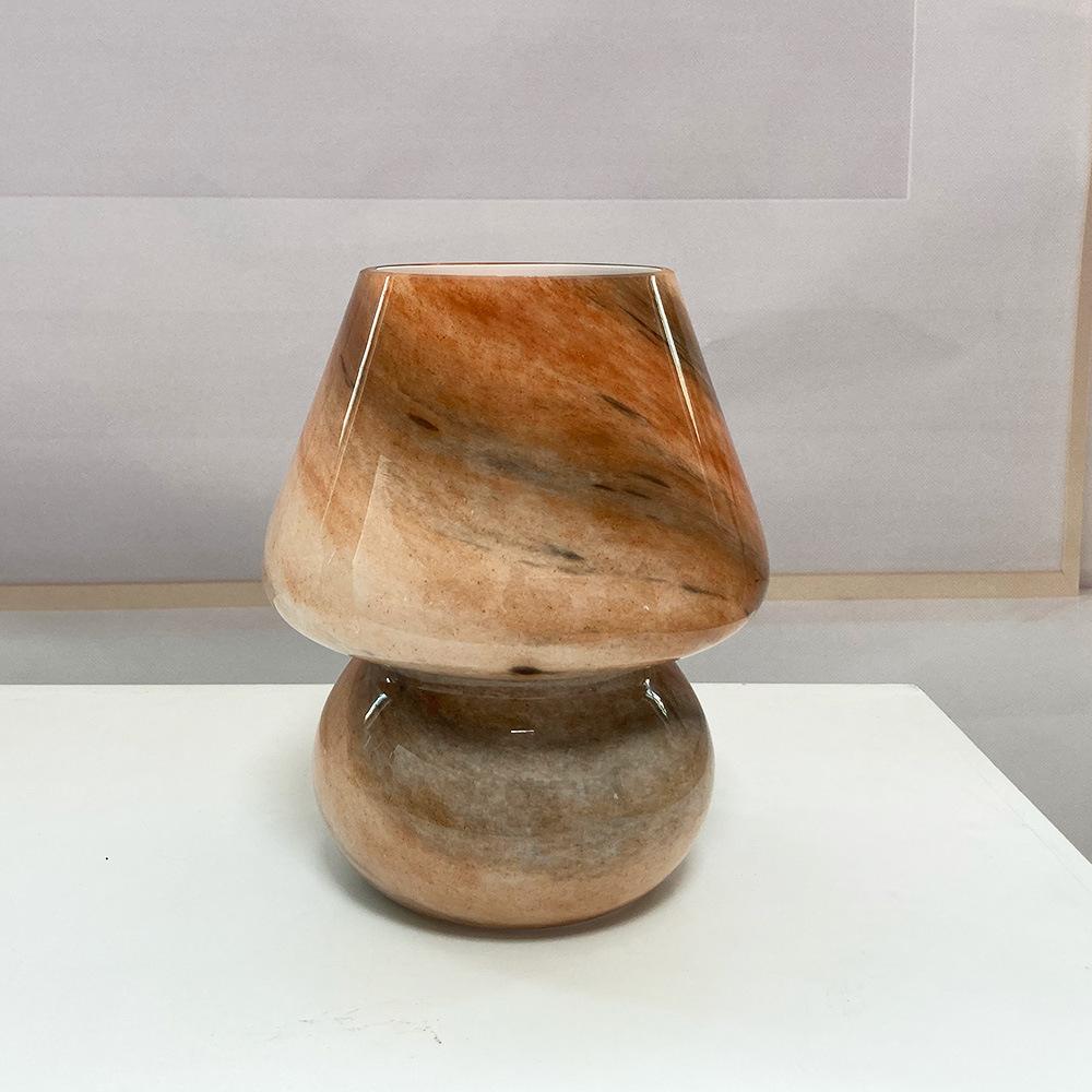 

Ins Medieval Style Handmade Glass Mushroom Table Lamp Planet Bedroom Creative Bedside Earth Moon Mars Night Lamp Drop Shipping USB Dimmable