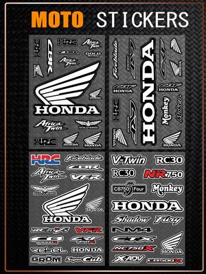 FOR RACING Universal Waterproof Reflective Decorative Decals Scratch Hide For Car Motorcycle Helmet Water Cup Fridge