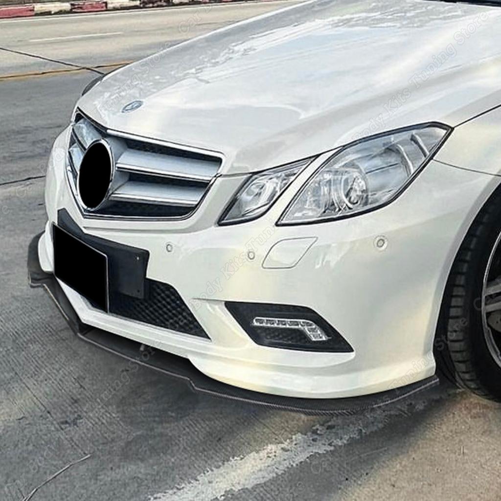 Διαχωριστές Μπροστινού Προφυλακτήρα Body Kit Διαχύτης Αεροτομή Για Mercedes Benz E-Class Coupe C207 AMG e350 e250 e500 Pre-facelift 2009-2012