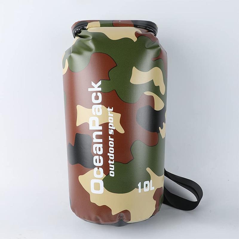 

Swimming Bag, Camouflage Bag, Pvc Mesh Waterproof Bucket Bag, Waterproof Bag, Beach Rafting Storage Bag. 2L