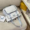 Schoolbag College Style School Bag Mori Dopamine Pain Layer Junior High School Student Large Capacity Backpack Cute Star Make-up Shoulder Bag
