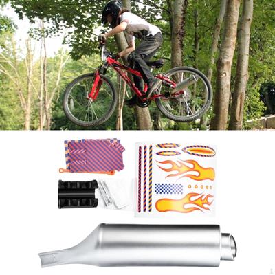 Bicycle Exhaust Sound System,Bike Turbo with Effect Motorcycle Noise Maker Cycling