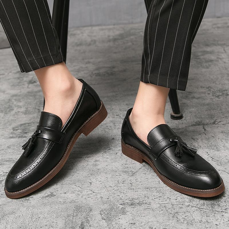 Hot Selling Lace Up Loafers Europe America Men's Genuine Leather Shoes High-quality Casual Shoes Men's Business Formal Shoes