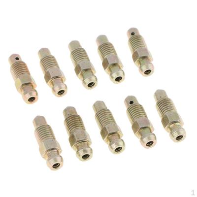 Viti di spurgo freno anteriore e posteriore da 26 mm per auto da 10 pezzi M8 * 1 mm