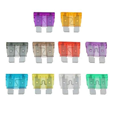 100Pcs 15A 20A 25A 30A 35A 10 Types Car Fuse Assortment With Box Auto Fuse Set Blade Type Fuse Assorted Kit