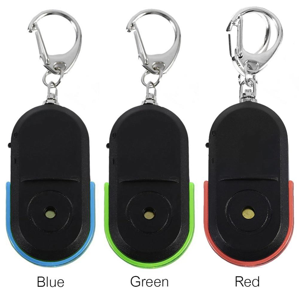 Distinctive Smart Wireless Anti-Lost Alarm Key Finder Locator Keychain Whistle Sound LED Light Things Tracker Anti-Lost Device