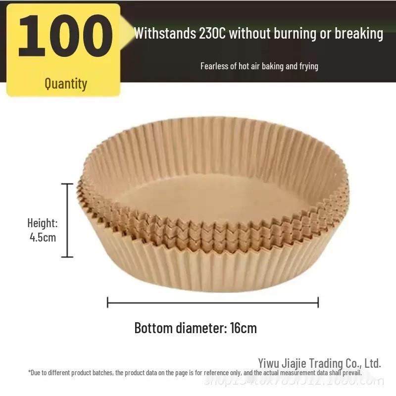 Oil-Absorbing Air Fryer & Oven Liners: Food-Grade, Oil-Proof, High-Temperature Resistant Silicone Paper for Barbecue & Cooking