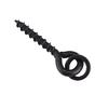 Steel Fishing Bait Screw with Link Buckle, Terminal Hardware Accessories for  -Shaped Lures, Fishing Line Connection 10 Pieces