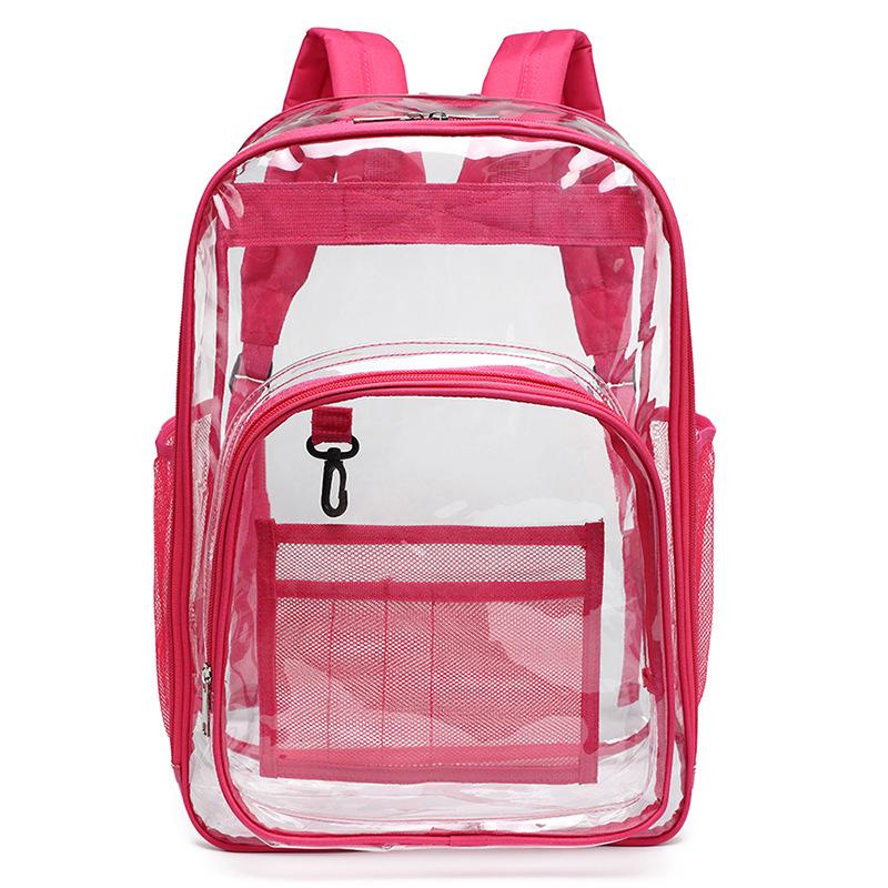 Eco-Friendly Transparent PVC Waterproof Ita Backpack for Students